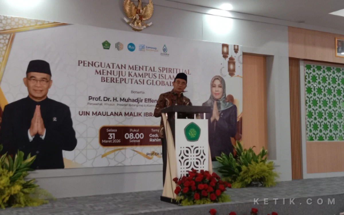 Thumbnail Berita - Halalbihalal UIN Malang, Muhadjir Effendy Ingatkan Mahasiswa Perkuat Mental dan Spiritual