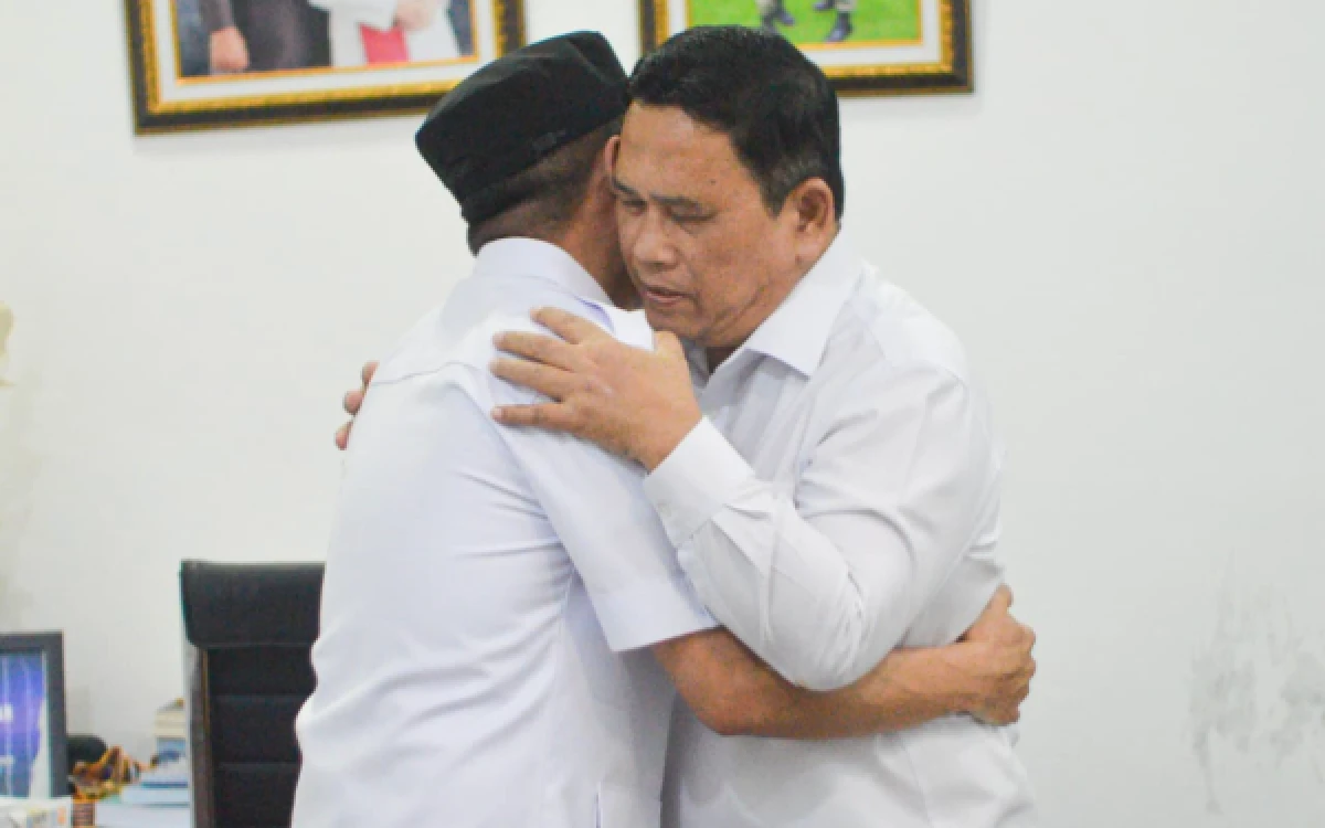 Hubungan Sempat Panas, Bupati Lebak Akhirnya Sambangi Wakil Bupati