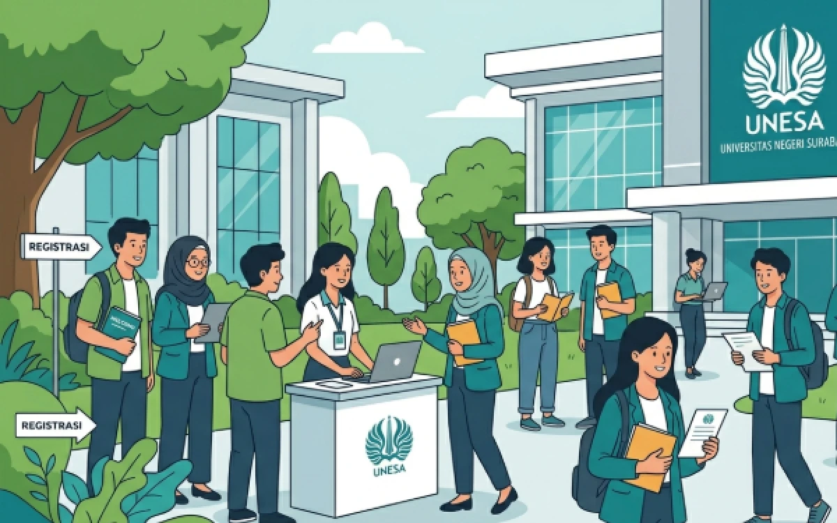 Thumbnail Berita - Registrasi Ulang Camaba SNBP Unesa Dibuka Hari Ini, Berikut Tahapannya