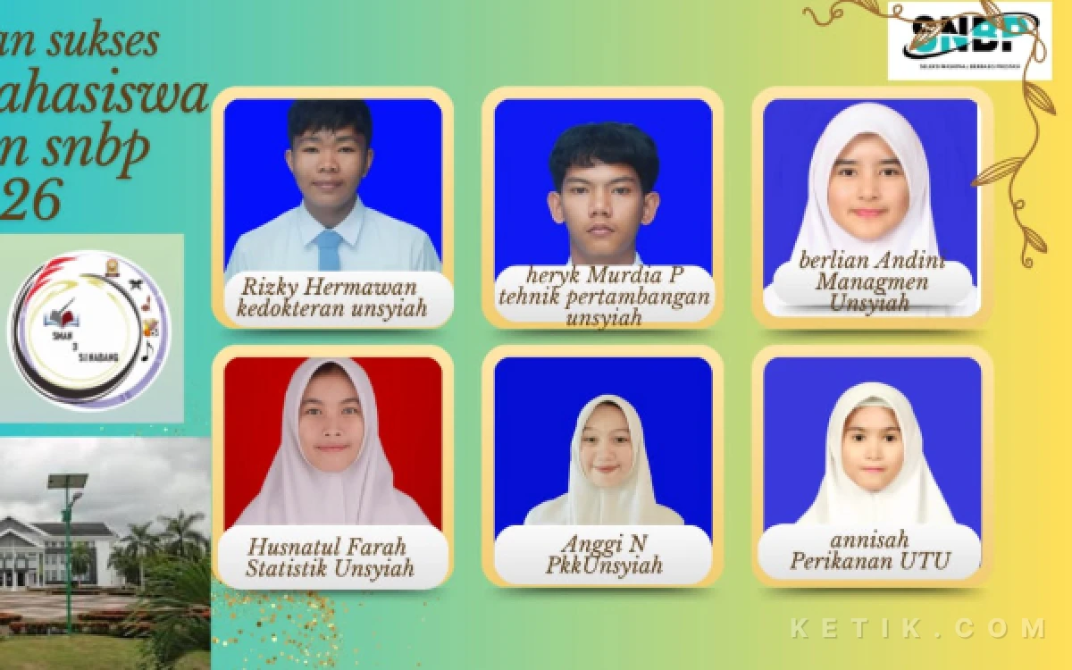 Thumbnail Berita - 6 Siswa SMAN 3 Sinabang Lolos SNBP PTN Ternama di Aceh