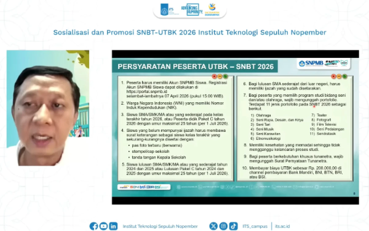 Thumbnail Berita - H-1 Penutupan SNBT 2026, Panitia Ingatkan Portofolio Tak Boleh Dibuat dengan AI