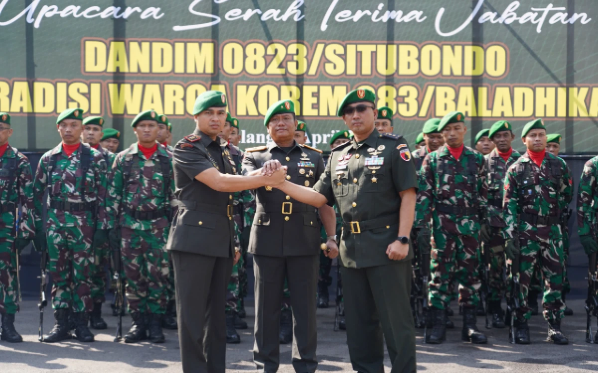 Thumbnail Berita - Resmi Berganti, Dandim 0823 Situbondo Kini Dijabat Ferry Ardian