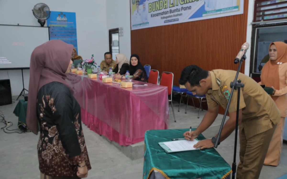 Resmi Dilantik! Bunda Literasi Buntu Pane Siap Tingkatkan Minat Baca di Asahan