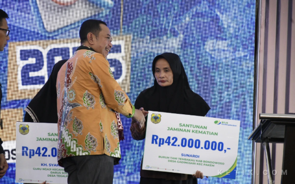 Thumbnail Berita - Duka Berbuah Perlindungan, Santunan Rp42 Juta Selamatkan Keluarga Buruh Tani di Bondowoso