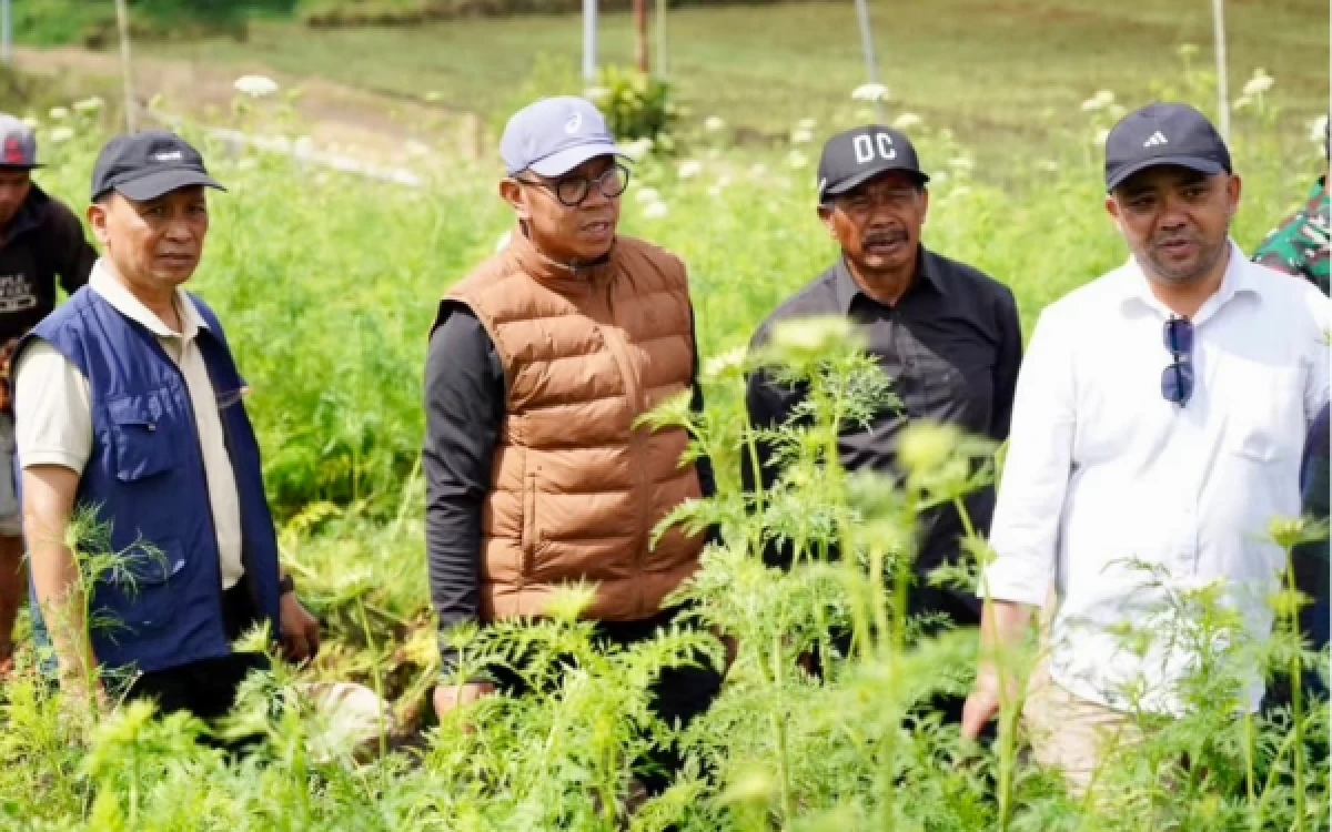Thumbnail Berita - Cak Nur dan Mas Heli Tinjau Lahan Pertanian Tulungrejo, Kembangkan Integrated Farming Apel