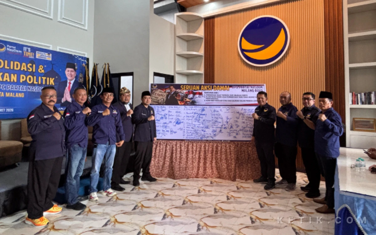 Thumbnail Berita - Lewat Aksi Damai, DPD NasDem Kabupaten Malang Dorong Penyampaian Informasi Berimbang dan Beretika