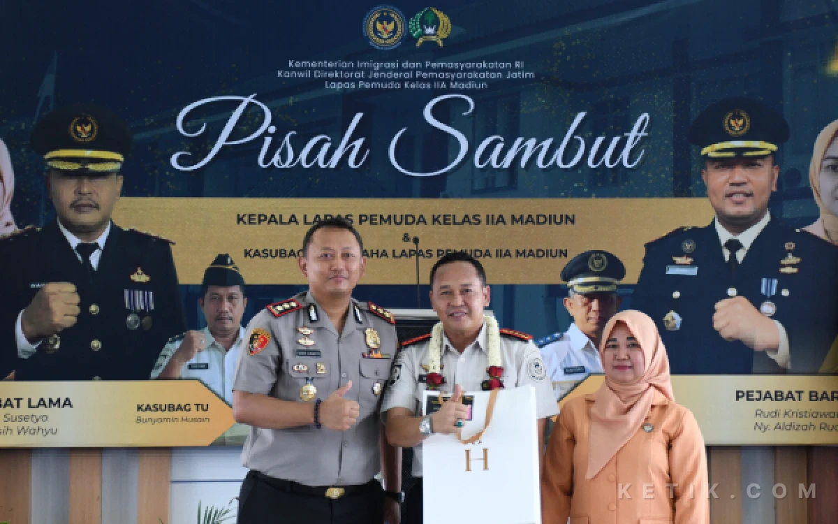 Thumbnail Berita - Hadiri Pisah Sambut Kalapas Pemuda Kelas II A, Kapolres Madiun Kota Berharap Sinergitas Semakin Kuat