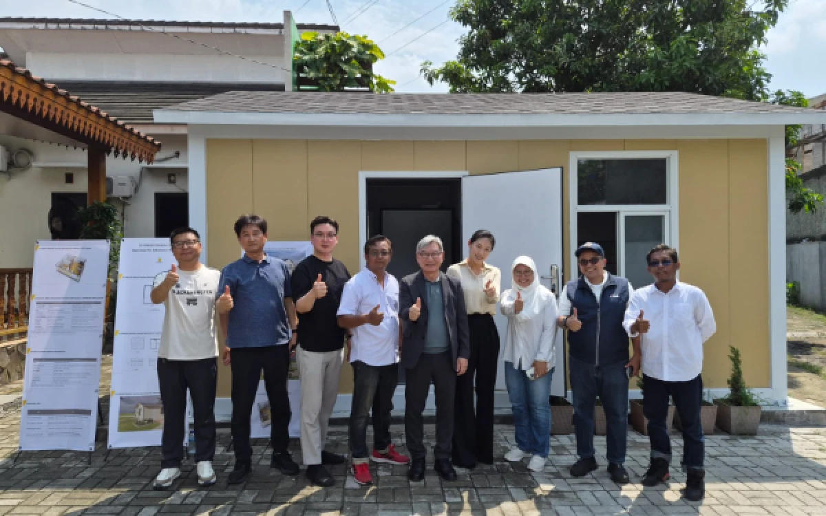 Thumbnail Berita - Tekan Biaya dan Tenaga Kerja, Rumah Modular ini Cocok untuk Huntara Pasca Bencana