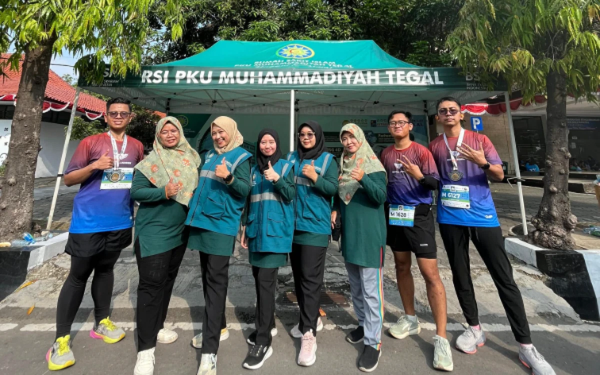 Thumbnail Berita - RSI PKU Muhammadiyah Tegal Kawal Ketat Keselamatan Peserta Tegal Running 2026