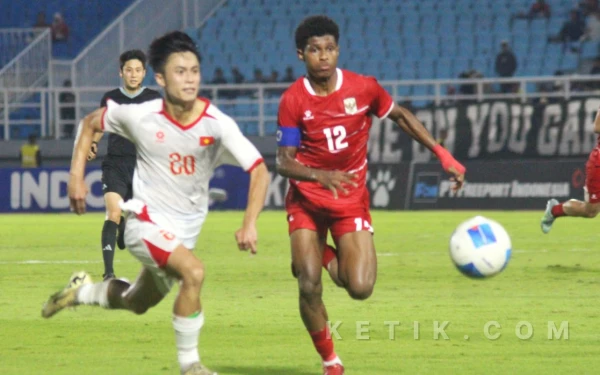 Thumbnail Berita - [FOTO] Jatuh Bangun Timnas Indonesia Hadapi Vietnam di ASEAN U-17 2026