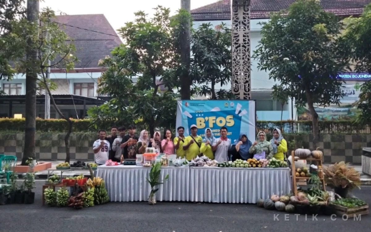 Thumbnail Berita - DKPP Bojonegoro Buka “Pasar” B’FOS di CFD, Promosikan Pangan Lokal dan Inovasi Teknologi Pertanian