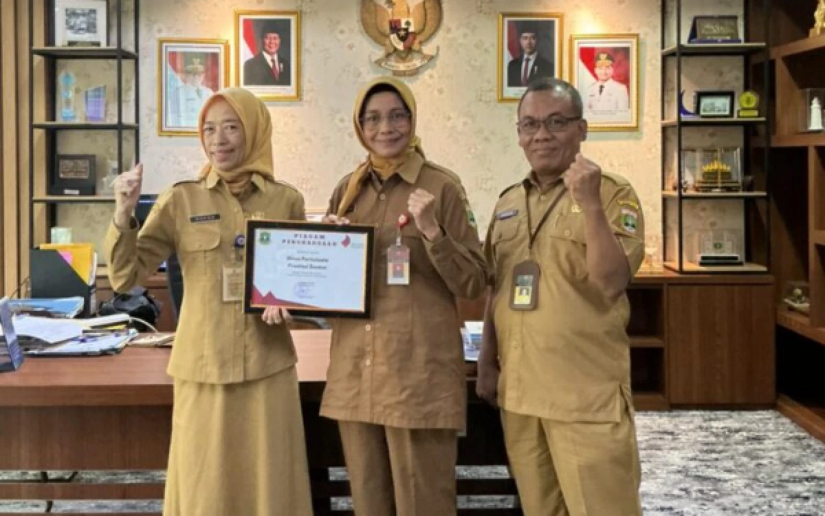 Dinas Pariwisata Banten Sabet Penghargaan Produsen Data Terbaik dalam Forum Satu Data Indonesia