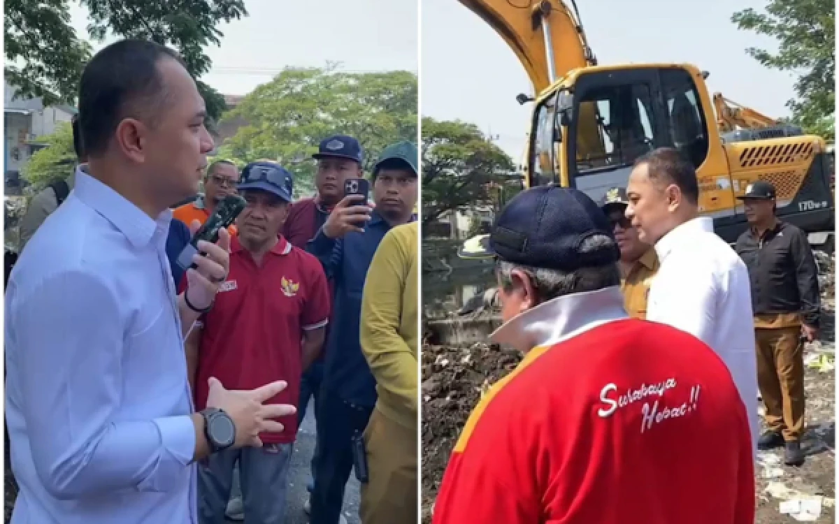 Thumbnail Berita - Warning! Buang Sampah di Kali Tebu, Siap-Siap Naik Perahu Bersihkan Sendiri