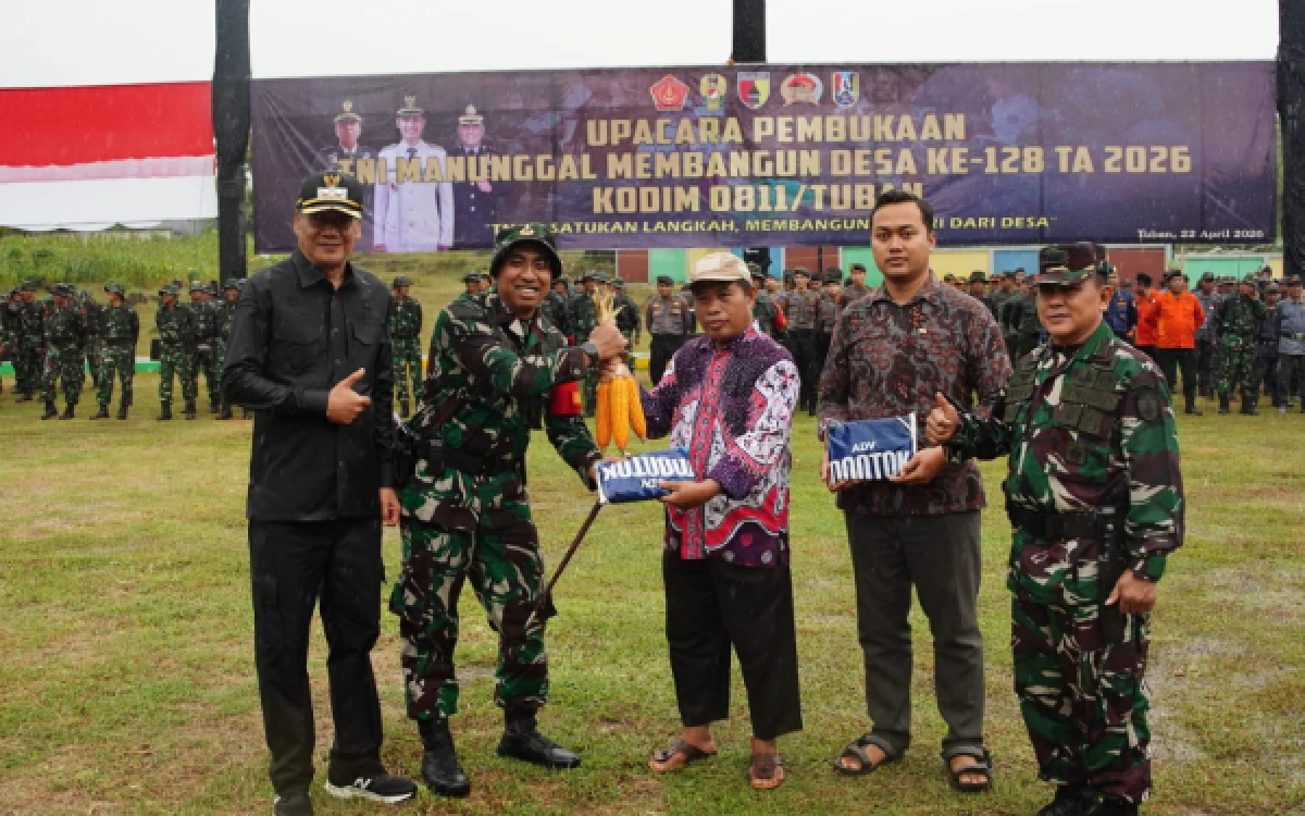 Thumbnail Berita - TMMD Ke 128 Tahun 2026 Kodim 0811 Dipusatkan di Semanding Tuban, Ini Sasarannya