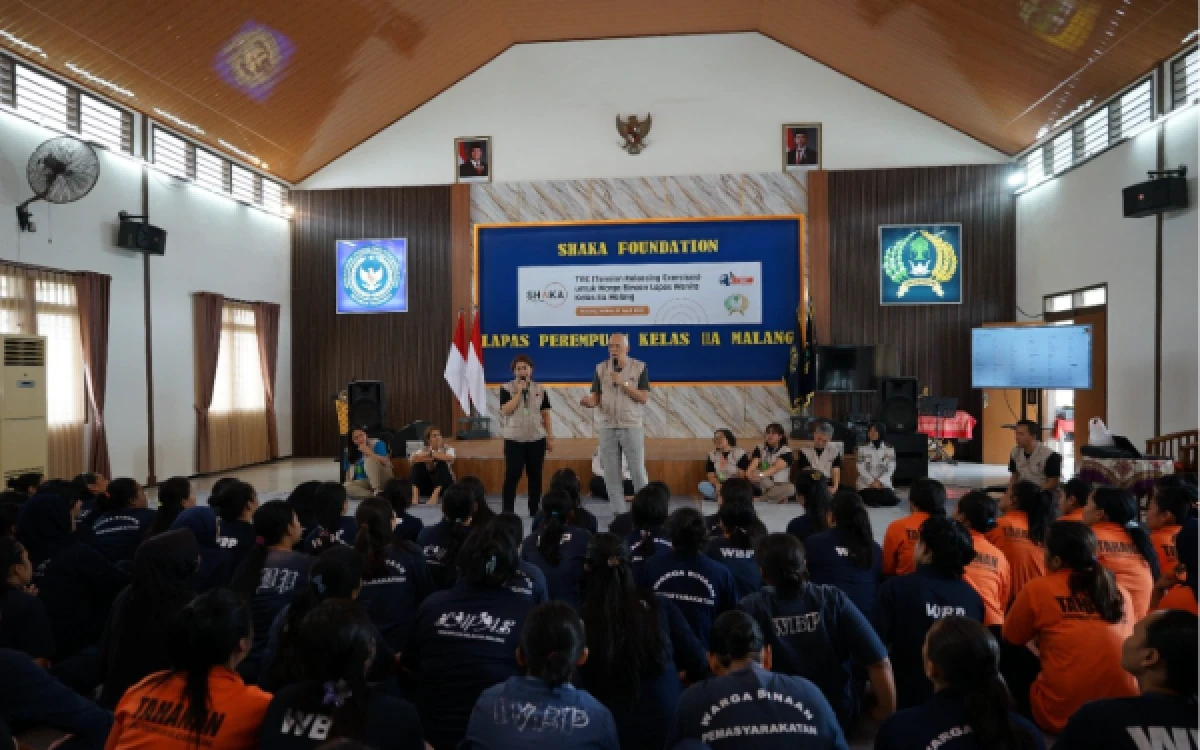 Thumbnail Berita - Lapas Perempuan Malang Gandeng Shaka Foundation Pulihkan Mental Warga Binaan Lewat TRE