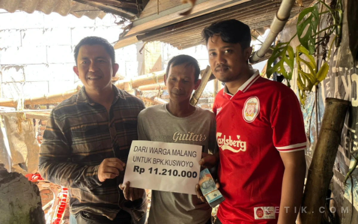 Thumbnail Berita - Berawal dari Grup Pelayanan Publik, Rumah Reyot Kuswoyo Dapat Bantuan Dari Swadaya Masyarakat