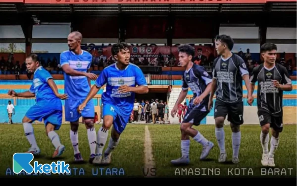 Thumbnail Derby Amasing Milik Rifandi Rustam, Kota Barat Lumat Utara 4–1