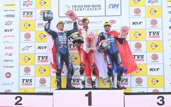 Thumbnail Rider Binaan Astra Honda Berjaya di Balapan Internasional, Adenanta Arek Magetan Jatim Kuasai Sirkuit Motegi Jepang!