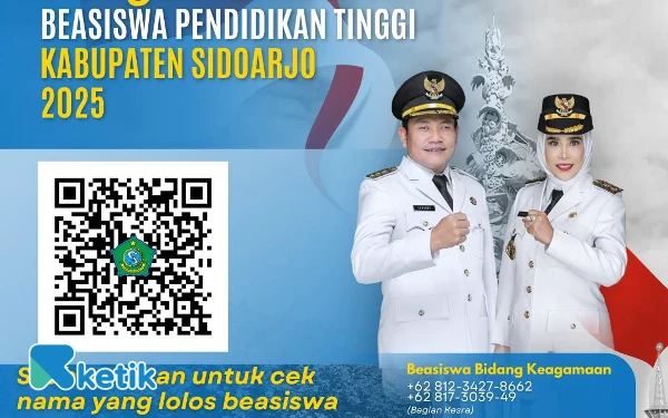 Cek Nama, Inilah Penerima Beasiswa Pendidikan Tinggi dari Pemkab Sidoarjo