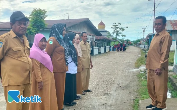 Thumbnail Pemdes Sambiki Halmahera Selatan Gelar Apel Pagi dan Pemeriksaan Kesehatan Gratis