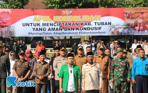Thumbnail Berita - Tolak Provokasi, Lintas Ormas Gelar Cipta Kondisi Tuban