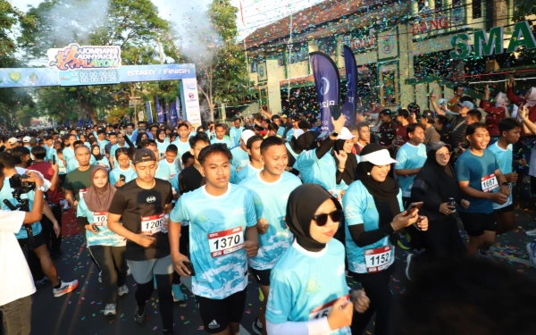 Event Lari Jombang Adhyaksa Playon 2025 Berlangsung Meriah Minggu Pagi