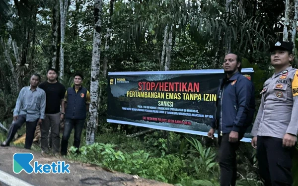 Thumbnail Berita - Stop Tambang Emas Ilegal! Polres Abdya Ingatkan Ancaman Penjara dan Denda Rp 100 Miliar