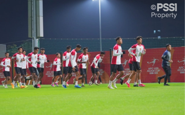 Thumbnail Piala Asia U-20: Tiba di Tiongkok, Garuda Muda Langsung Matangkan Taktik