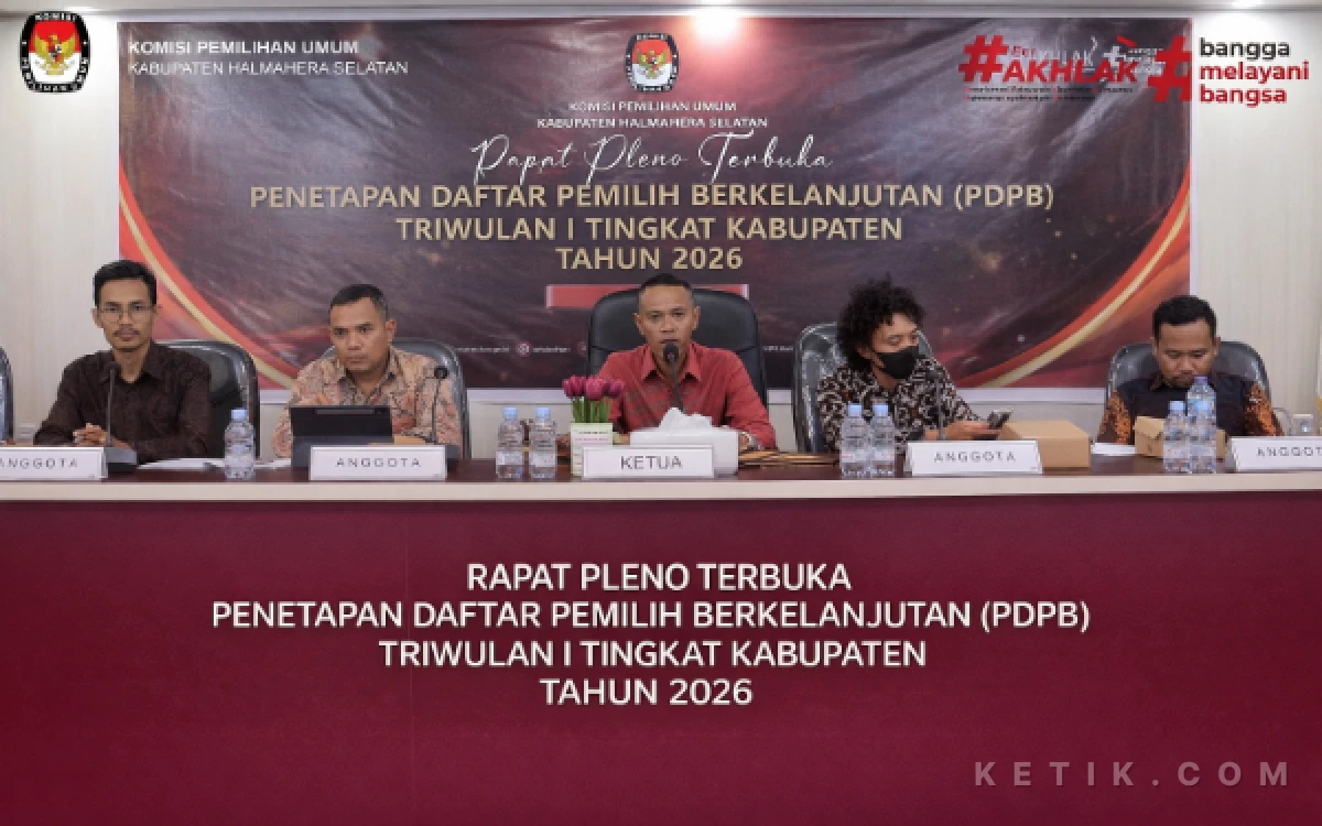 Thumbnail Berita - DPB Halsel Tembus 191 Ribu Pemilih, KPU Catat 2.543 Data Baru di Triwulan I 2026