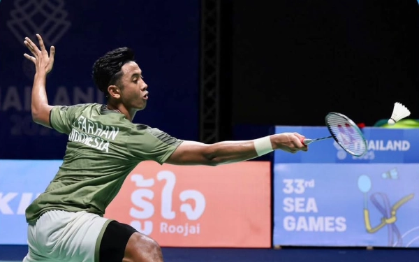 Thumbnail Berita - Jadwal Babak Final Bulutangkis SEA Games 2025, Tunggal Putra Indonesia Dipastikan Dapat Emas