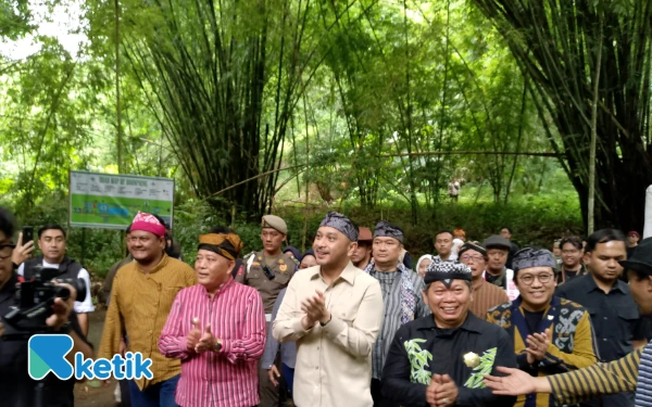 Thumbnail Festival Ekraf di Malang, Wamen Giring Resmikan Boonpring Bamboo Living Museum