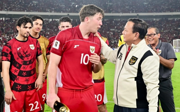 Thumbnail Indonesia Taklukkan Bahrain 1-0, Prabowo Optimistis Timnas Lolos Piala Dunia 2026