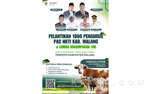 Thumbnail Dukung Swasembada Pangan, HKTI Kabupaten Malang Bakal Lantik Ribuan Pengurus PAC