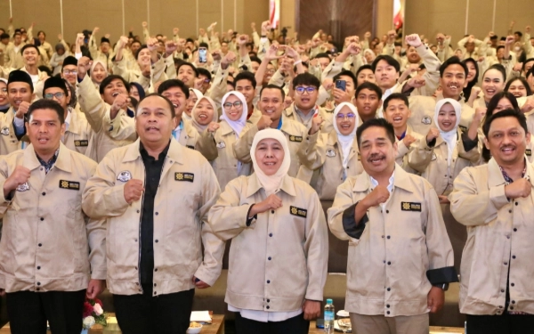Thumbnail Lawan Korupsi, Gubernur Khofifah Canangkan 400 Patriot Muda Jawa Timur
