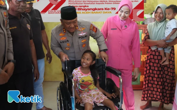 Thumbnail Berita - Wujud Mimpi Nyata, Kanaya dan Hari Bhayangkara di Sudut Abdya