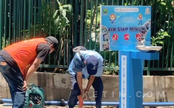 Thumbnail Berita - Sukseskan Mujahadah Kubro 1 Abad NU, Tugu Tirta Kota Malang Siapkan Ratusan Titik Air Minum