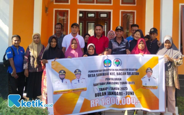 Thumbnail Pemdes Sawadai Halmahera Selatan Salur BLT Tahap I 2025
