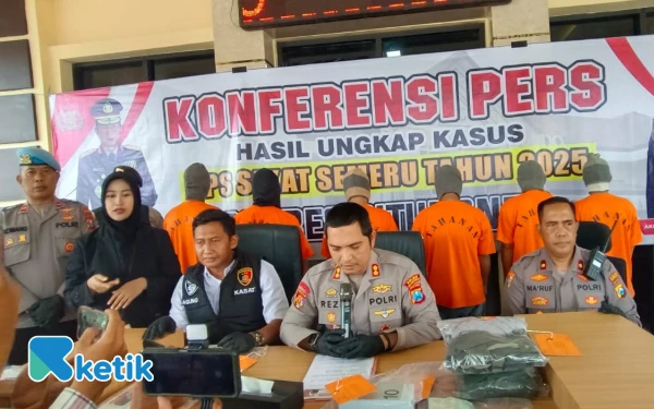 Thumbnail Berita - Operasi Sikat Semeru 2025, Polres Situbondo Ungkap 6 Kasus Pencurian