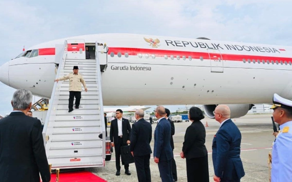 Thumbnail Presiden Prabowo Terbang ke New York, Siap Pidato di Sidang PBB