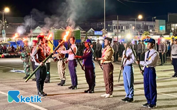 Thumbnail Labuha Berpendar Cahaya Obor, Halsel Rayakan 80 Tahun Kemerdekaan RI