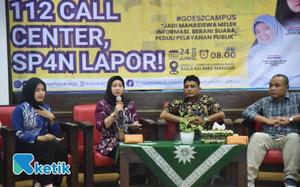 Thumbnail Berita - Dinas Kominfo Sidoarjo Gandeng Mahasiswa Umsida untuk Melek Informasi dan Kebijakan Pemerintah