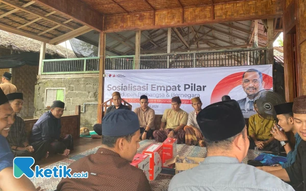 Thumbnail Berita - Gencar Sosialisasi Empat Pilar Kebangsaan, Jamaluddin Idham Diapresiasi Warga