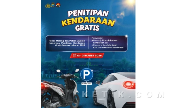 Thumbnail Berita - Mudik Lebaran Tenang! Polres Malang Buka Penitipan Kendaraan Gratis di 30 Polsek