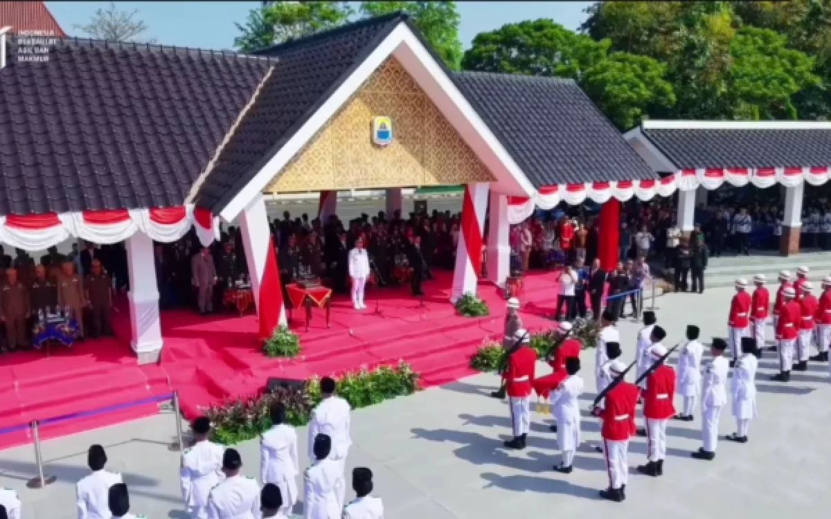 Thumbnail Berita - Bupati Hasbi Pimpin Upacara 17 Agustus di Lebak, Ini Pesannya