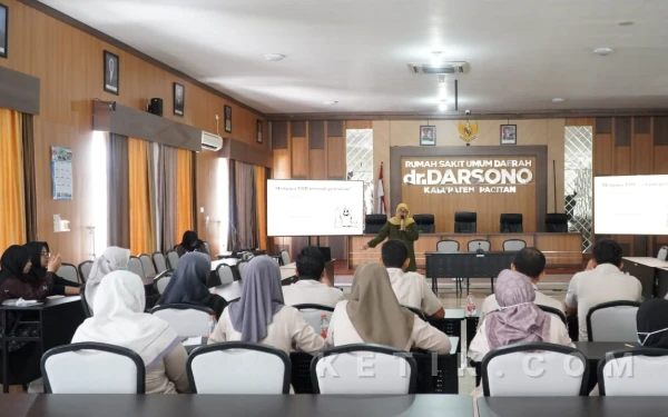 Diklat EWS-Antibiotik, Tenaga Medis RSUD dr. Darsono Pacitan Perdalam Deteksi Dini Pasien Berisiko