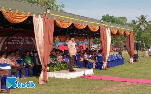 Thumbnail Berita - Jambore Ranting 2025 Kwarran Sangkapura Gresik Resmi Digelar