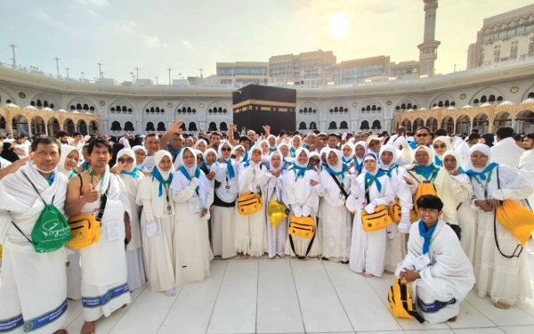 Thumbnail Umrah Ramadan 1447 H KBIHU Muhammadiyah, 90 Jemaah Rasakan Filosofi Thawaf