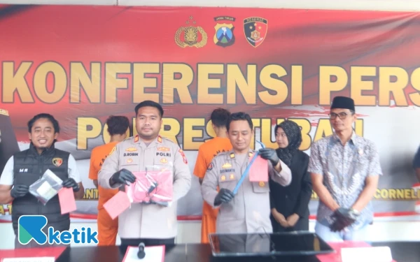Thumbnail Berita - Polres Tuban Hadiahi Timah Panas 2 Tersangka Pencurian, Sudah 7 Kali Beraksi