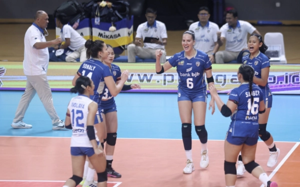 Bandung BJB Tandamata Bungkam Medan Falcons di Kandang, Modal Berharga Tantang Electric PLN