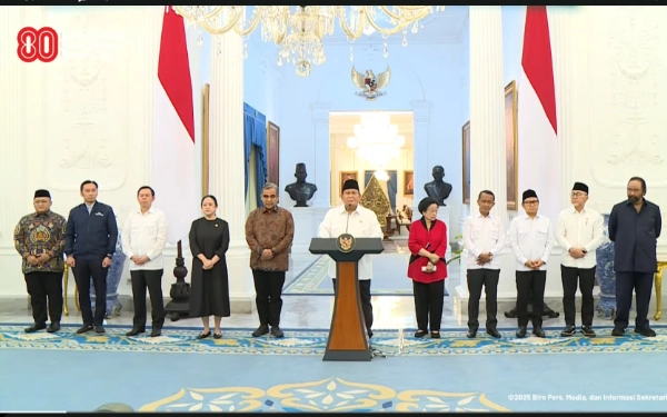 Thumbnail Panggil Ketum Parpol ke Istana, Prabowo Umumkan Tunjangan Anggota DPR RI Bakal Dicabut